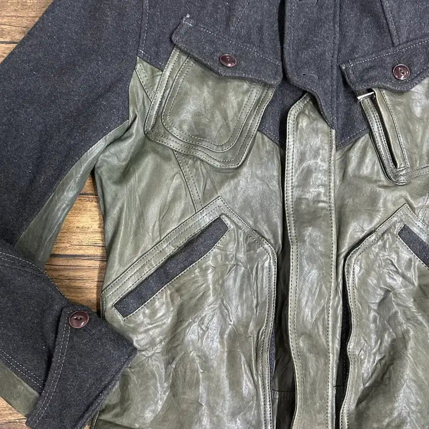[BUNJANG] ZIOZIA Lambskin Wool Blend Jacket / ZIOZIA 지오지아 양가죽 울 혼방 자켓 105
