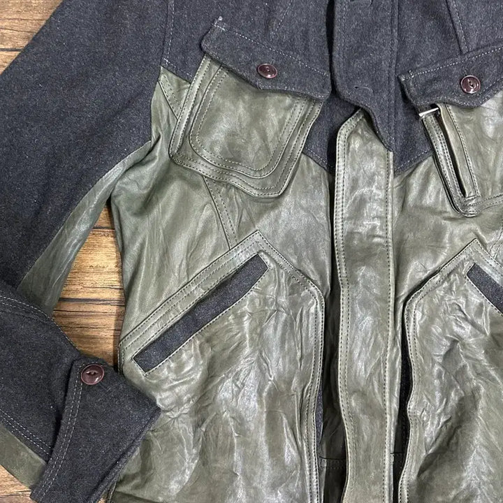 [BUNJANG] ZIOZIA Lambskin Wool Blend Jacket / ZIOZIA 지오지아 양가죽 울 혼방 자켓 105