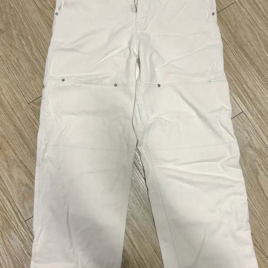 [BUNJANG] Tonywack White Double Knee Denim / 토니웩 화이트 더블니