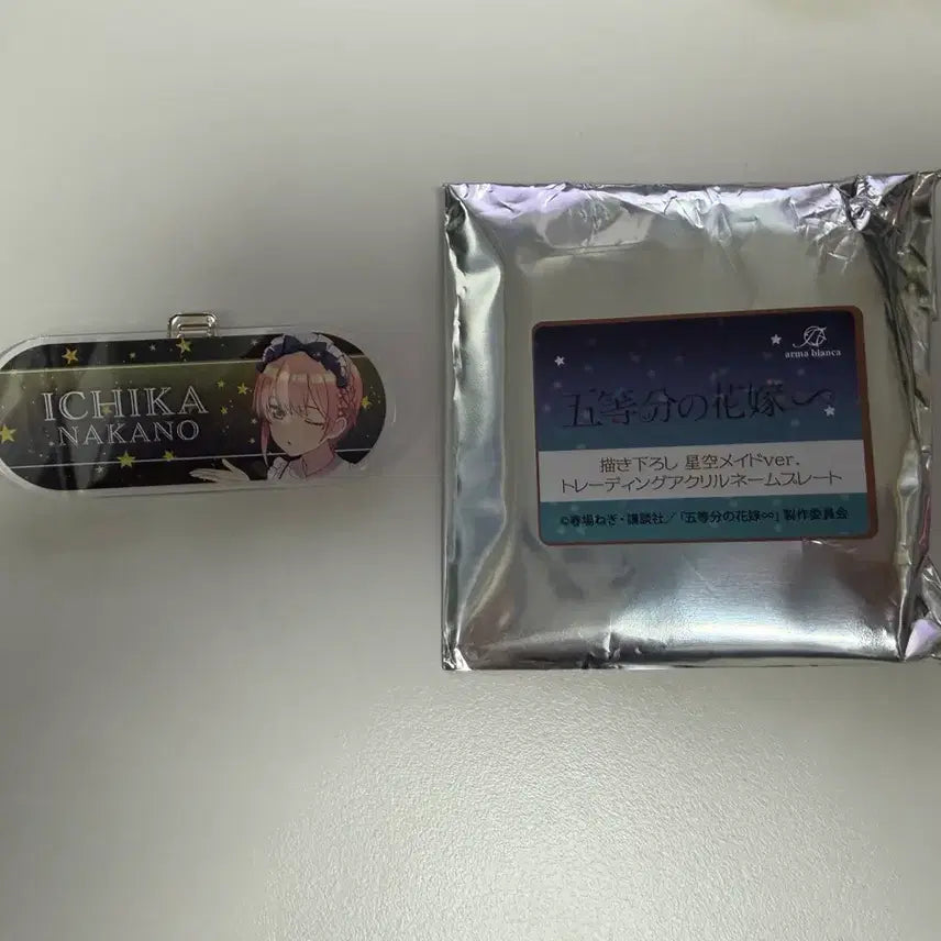[BUNJANG] Nakano Ichika Acrylic Nameplate Badge / 나카노 이치카 아크릴 명찰 뱃지