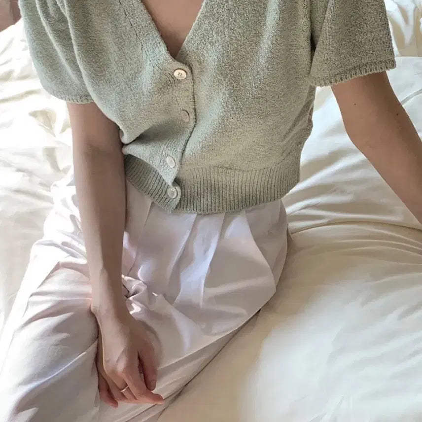 [BUNJANG] Vegetable Cotton Boucle Knit / 베지터블 코튼 부클 니트