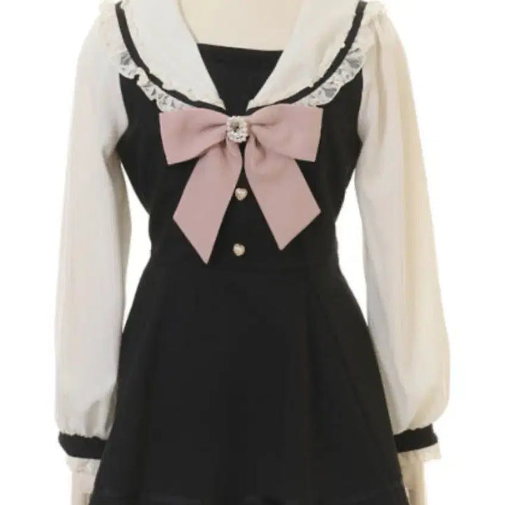 [BUNJANG] Liz Lisa Sailor Set Up Black / 교판)) 리즈리사 세일러셋업 블랙 지뢰계