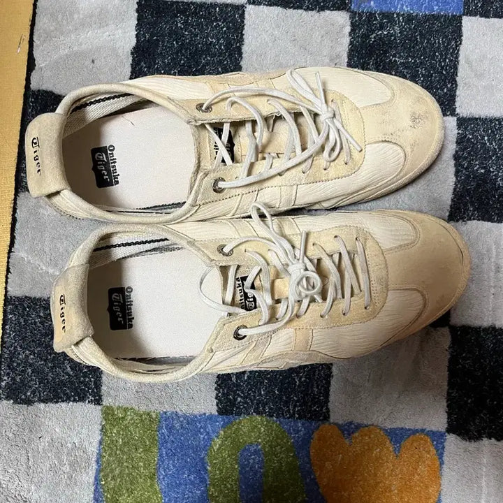 [BUNJANG] Onitsuka Tiger Ivory Sneakers 260 / 오니츠카타이거 아이보리 스니커즈 260