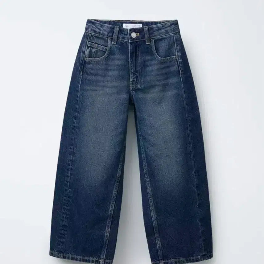 [BUNJANG] ZARA Denim Balloon Pants / zara 자라 데님 벌룬 팬츠 중청 진청