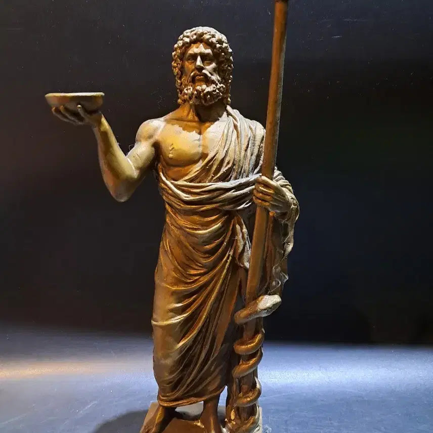 [BUNJANG] Brass Asclepius Statue / 황동 아스클레피오스