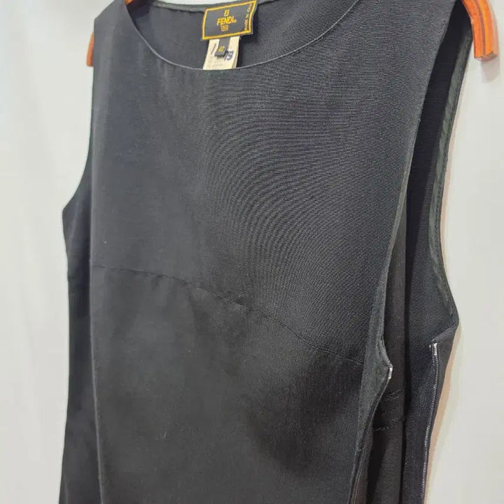 [BUNJANG] Fendi Black H-Line Sleeveless Dress / (정품)펜디 블랙 H라인 민소매 원피스