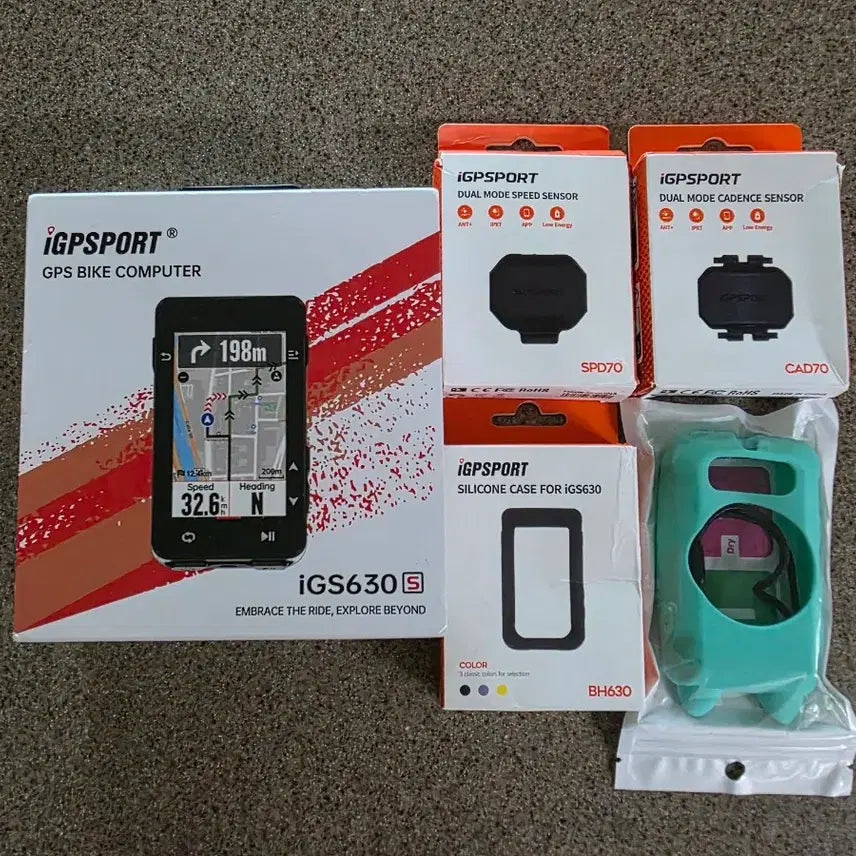 [SOLD OUT] IGPSPORT IGS630S 자전거 속도계 새상품 번들셋