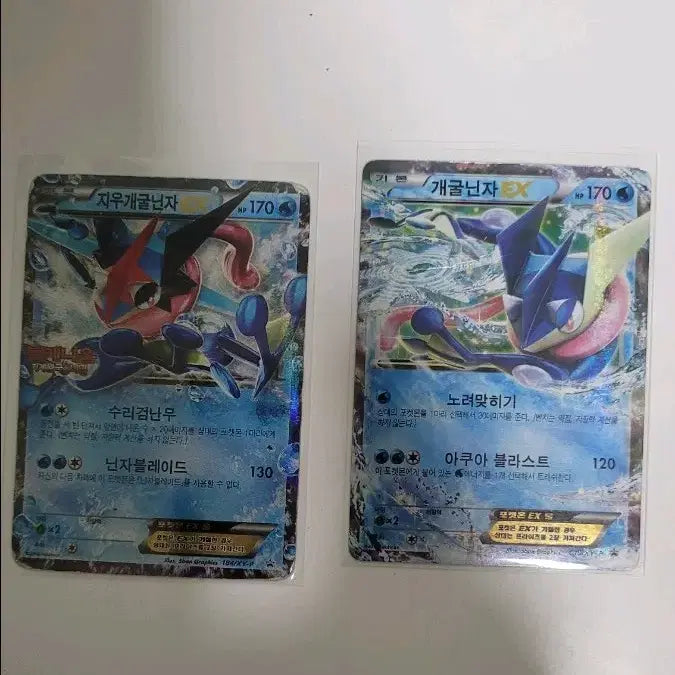[SOLD OUT] 포켓몬카드 개굴닌자 ex 2장