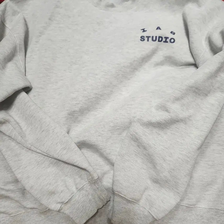 [BUNJANG] IAB Studio Light Gray Sweatshirt XL / 초판 IAB 스튜디오 라이트 그레이 스웻셔츠 xl