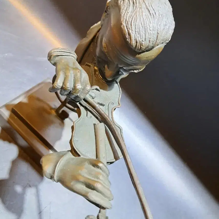 [BUNJANG] Violin Player Bust Bronze Sculpture / 바이올린 연주자 흉상 브론즈