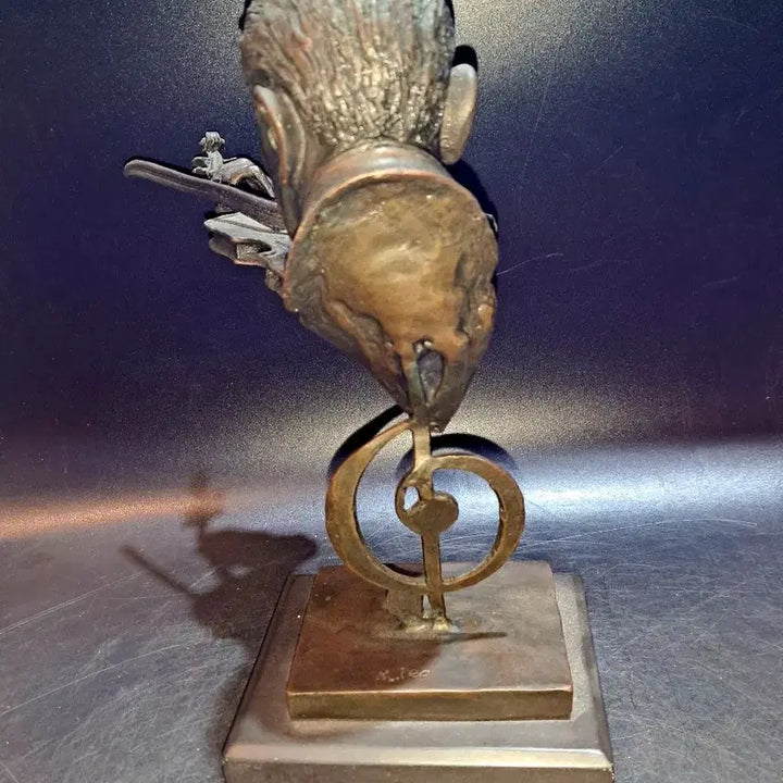 [BUNJANG] Violin Player Bust Bronze Sculpture / 바이올린 연주자 흉상 브론즈