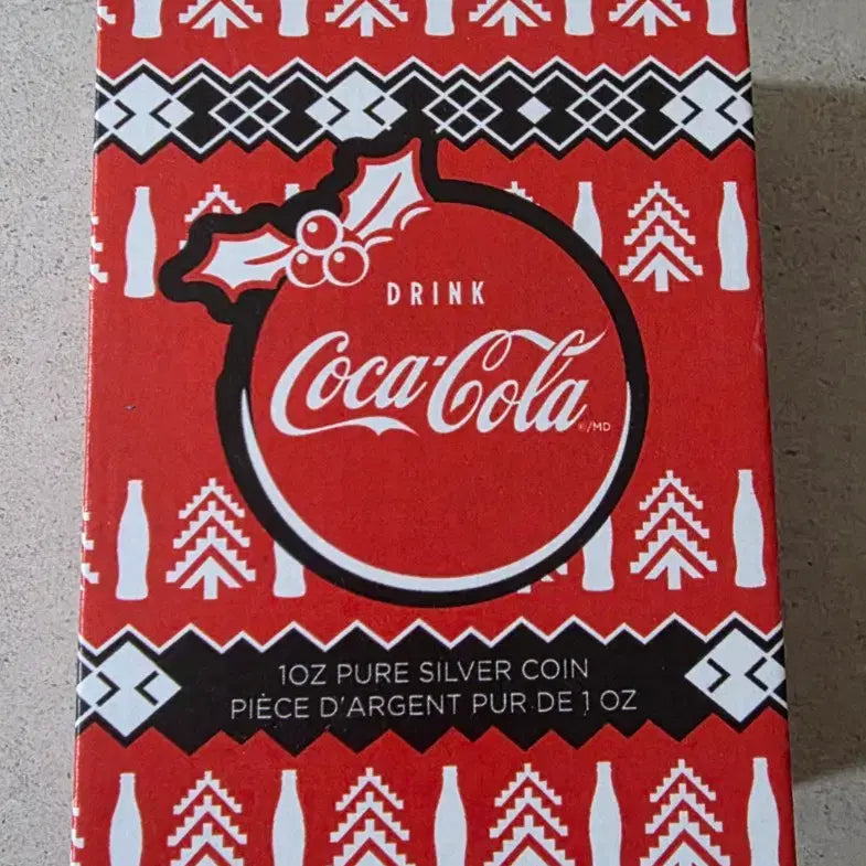 [BUNJANG] Coca-Cola Vending Machine &amp; 1oz Silver Coin Set / 코카콜라 자판기 &amp; 1oz 은화 세트
