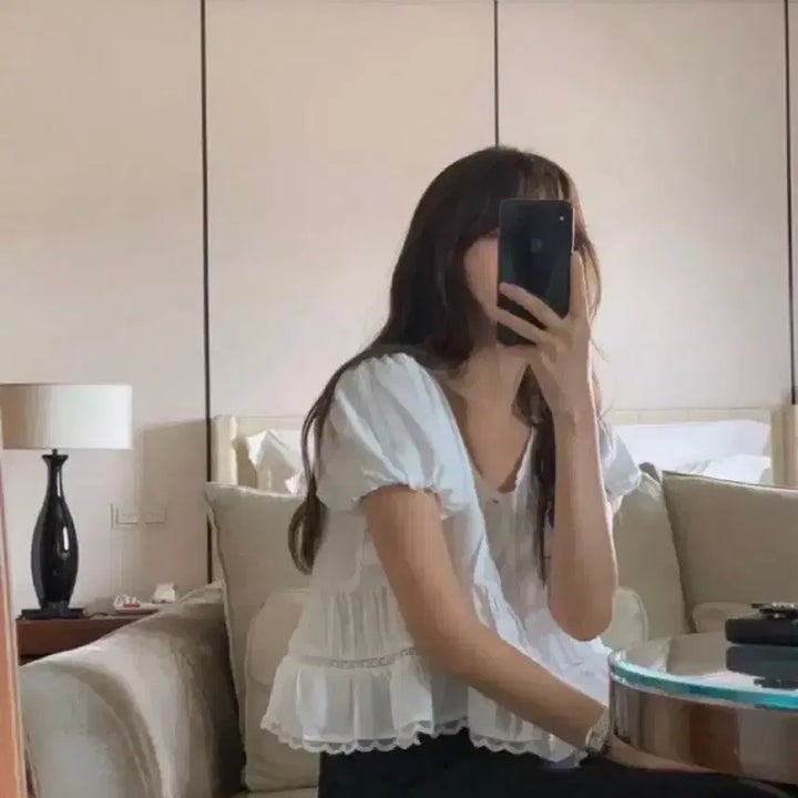 [BUNJANG] 리터 샤샤 블라우스 미엘 포레스트 파운더스 샵모도 포스터 르플레인 / 리터 샤샤 블라우스 미엘 포레스트 파운더스 샵모도 포스터 르플레인