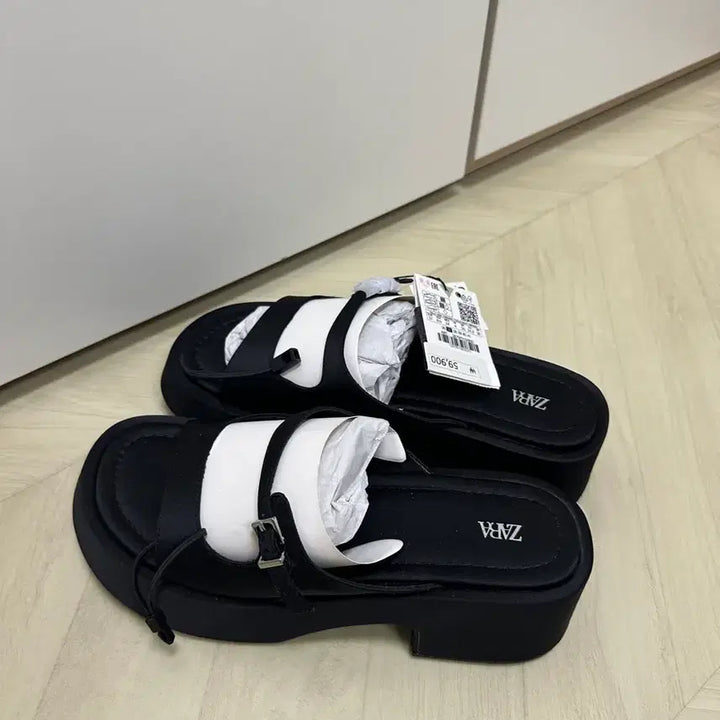 [BUNJANG] ZARA Ribbon Platform Sandals / 자라 리본 플랫폼 샌들 택미제거 새상품 240