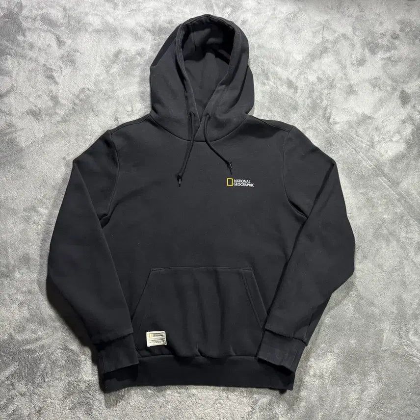 [BUNJANG] National Geographic Black Hoodie / 내셔널지오그래픽 검정색 후드티