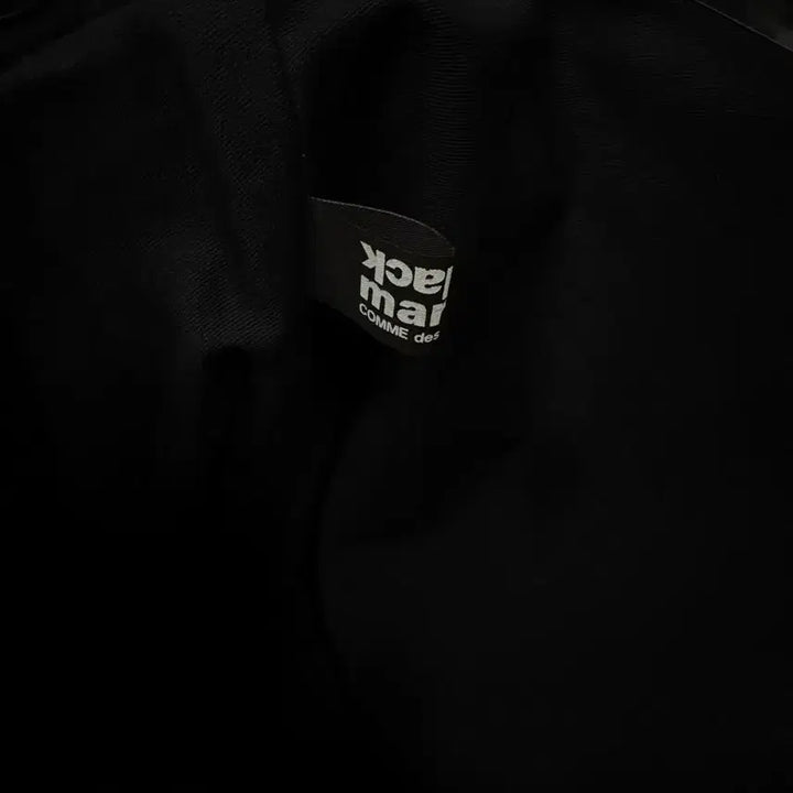 [SOLD OUT] 꼼데가르송 블랙 PVC 쇼핑백 토트백