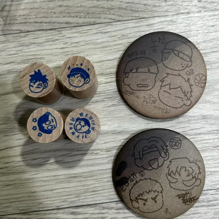 [BUNJANG] Gabage Time JHS Mark Stamp Set / 가비지타임 갑타 지상고 문구 펀딩 도장 기상호김다은 정희찬 진재유