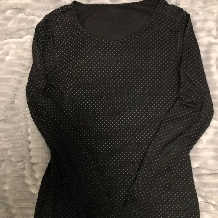 [BUNJANG] Wise Girl Founing 133 Dot Long Sleeve Shirt / 빈티지 도트 롱슬리브 와이즈걸파우닝133카모메산장차일드매거진코코모리닛시