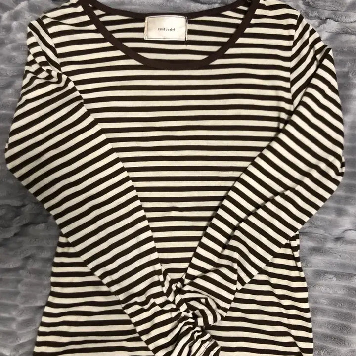 [BUNJANG] Vintage Striped Long Sleeve Shirt / 빈티지 단가라 롱슬리브 선가든파티카모메산장코코모리파우닝와이즈걸닛시빈티지