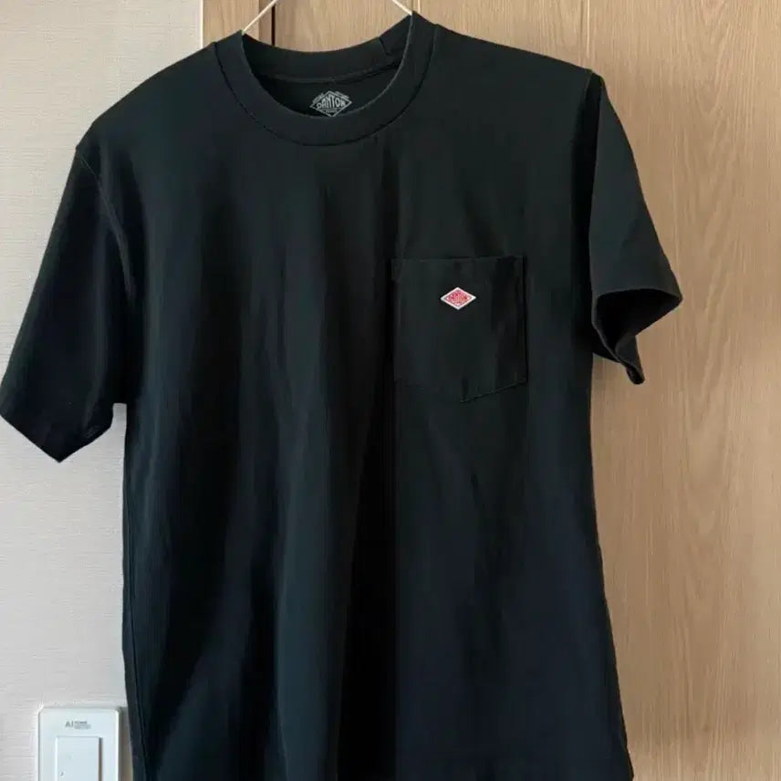 [BUNJANG] Danton Pocket Short Sleeve T-Shirt Black / Danton 단톤 포켓 반팔 티셔츠 블랙