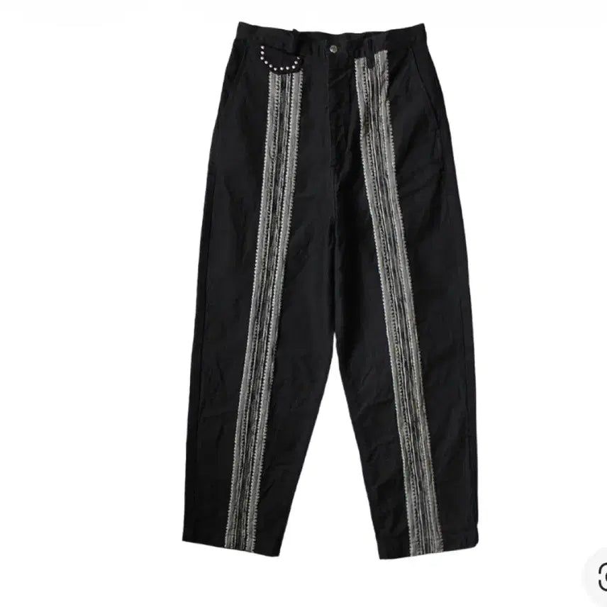 [BUNJANG] Kapital Jacquard Denim Pants Black Size 4 / 캐피탈 자갸드데님 블랙 4