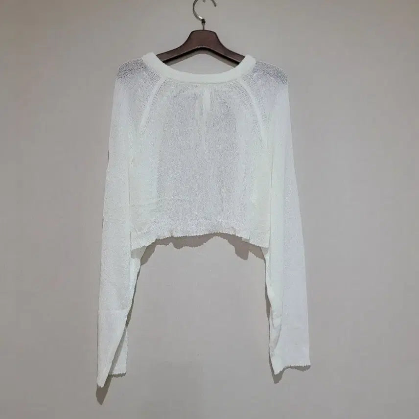 [BUNJANG] White Mesh Bolero Cardigan / (새상품)화이트 망사 볼레로