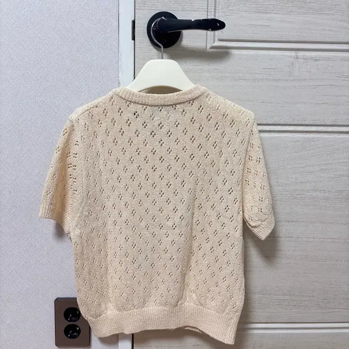 [SOLD OUT] 던스트 크로셰 반팔 가디건 (크림 m)