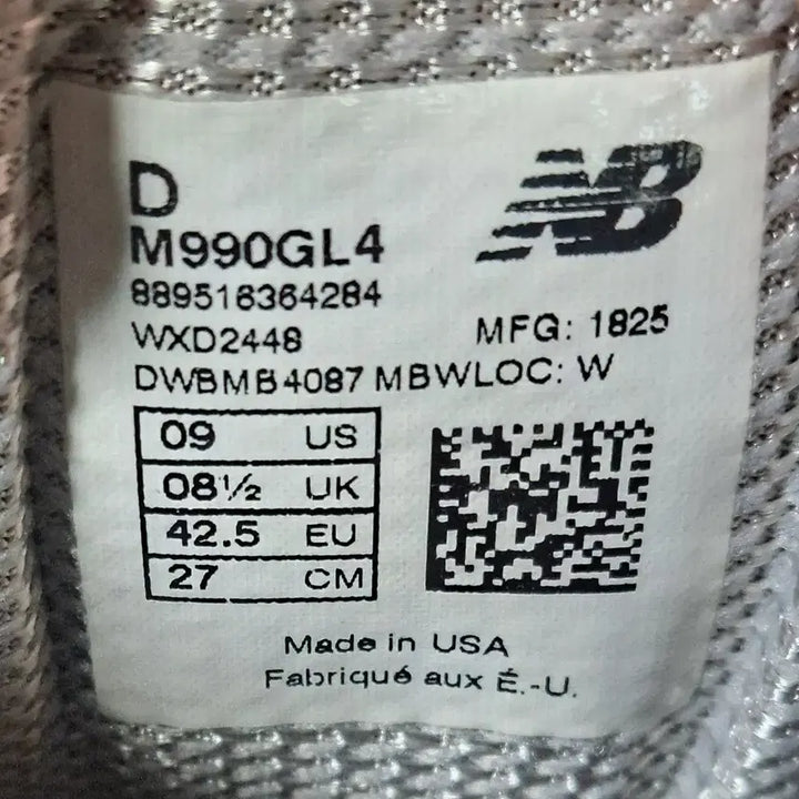 [BUNJANG] New Balance 990v4 USA Sneakers / 뉴발란스 D 990v4 USA