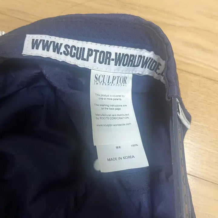 [BUNJANG] Sculptor Navy Embroidered Twill Ball Cap / 스컬프터 모자판매합니다