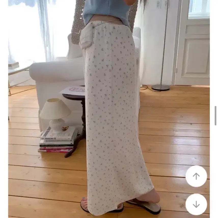 [BUNJANG] TheBarnett Forest Floral Long Skirt / [새상품]에제다이어리 플라워 롱스커트 더바넷 포레스트 타낫 리브아워