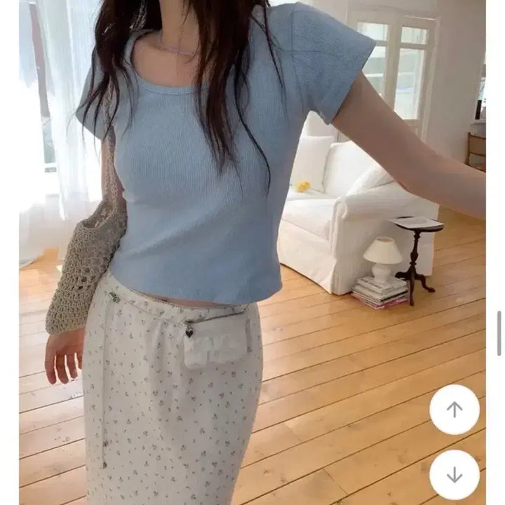 [BUNJANG] TheBarnett Forest Floral Long Skirt / [새상품]에제다이어리 플라워 롱스커트 더바넷 포레스트 타낫 리브아워