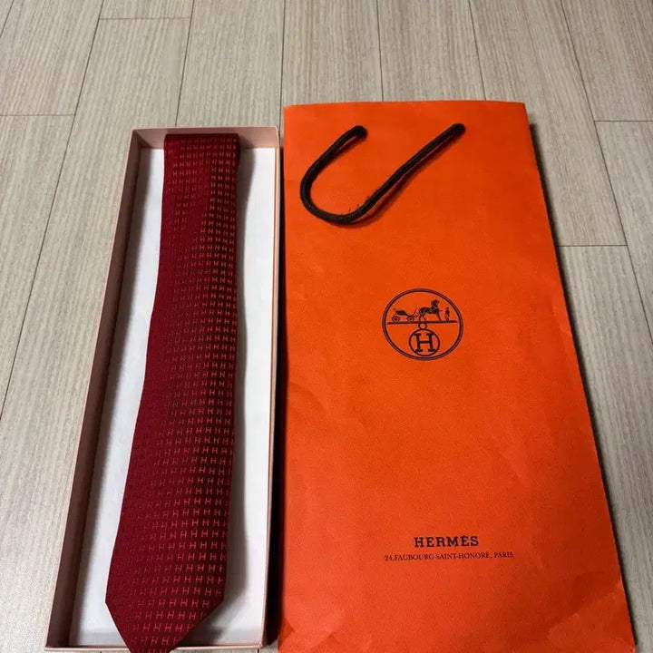 [BUNJANG] Hermes Facon H Silk Tie / 에르메스 파코네 H 넥타이