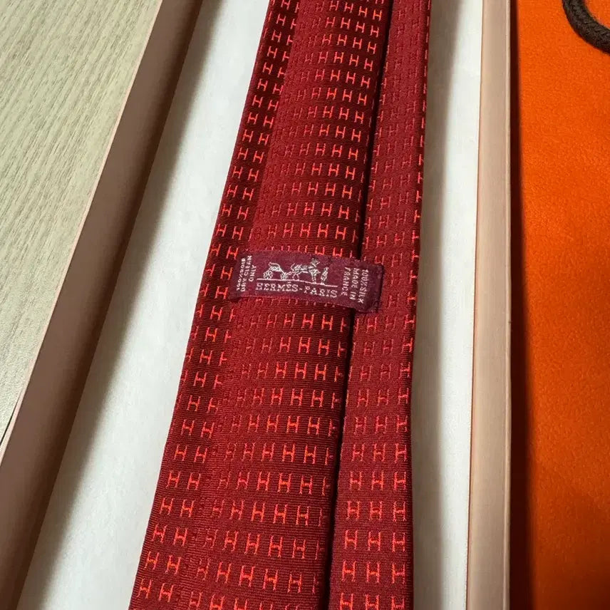 [BUNJANG] Hermes Facon H Silk Tie / 에르메스 파코네 H 넥타이