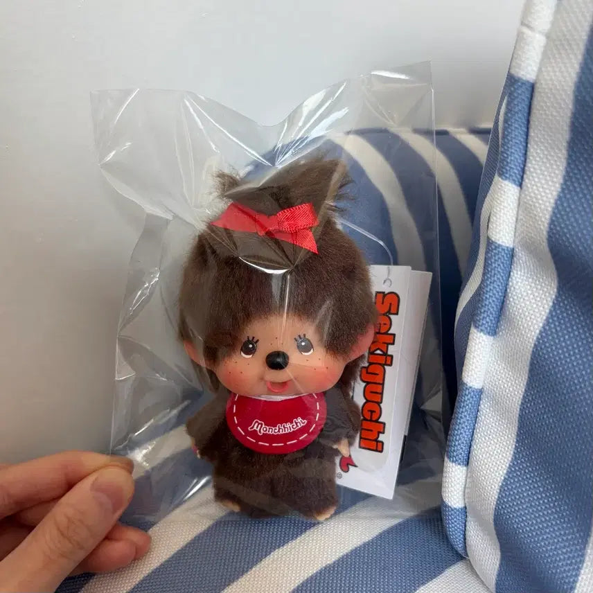 [BUNJANG] Monchhichi SS Girl Big Head Key Chain / 몬치치 빅헤드 SS 걸 키 체인