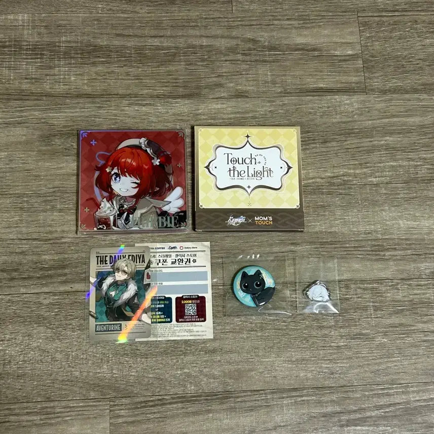 [BUNJANG] Honkai: Star Rail Merchandise Bundle (Abyssals, Dan Heng, Jing Yuan) - Photocard, Can Badge, Acrylic Stand / [일괄처분] 스타레일 특전 어벤츄린 단항 경원 포카 캔뱃지