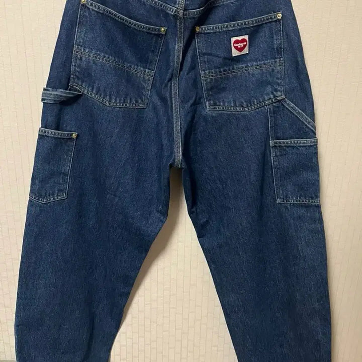 [BUNJANG] Carhartt WIP Nash Loose Fit Double Knee Pants Blue Stone Washed / 칼하트 WIP 내쉬 루즈 핏 더블 니 팬츠 블루 스톤 워시드