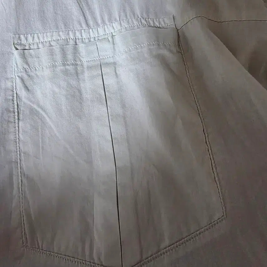 [BUNJANG] System Mint Corduroy Collar Shirt / 시스템 남방 민트 골덴카라 셔츠 82-94-160
