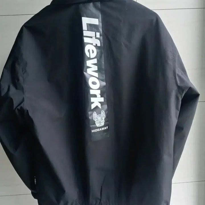 [BUNJANG] LifeWork Windbreaker Jacket Black Size L / 라이프워크 LifeWork 바람막이 자켓