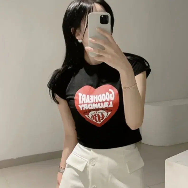 [BUNJANG] Asymmetrical Wrap Skirt Shorts (Ivory, M) / 언발 랩 반바지 치마바지 M 아이보리