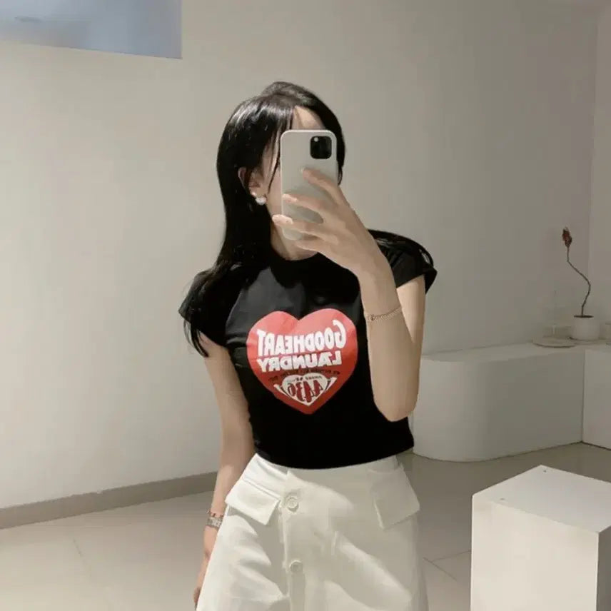 [BUNJANG] Asymmetrical Wrap Skirt Shorts (Ivory, M) / 언발 랩 반바지 치마바지 M 아이보리