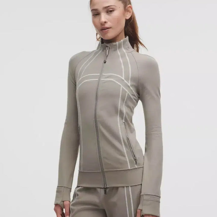 [BUNJANG] Lululemon Align Ribbed Cropped Jacket / 룰루레몬 디파인 트랙자켓