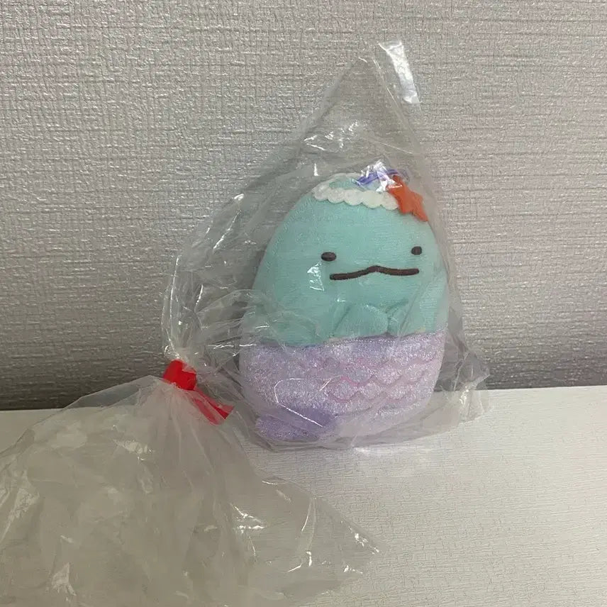 [BUNJANG] Sumikko Gurashi Mermaid Tokage Plush Keychain / 스미코구라시 스밋코 인어공주 토카게 (새상품)