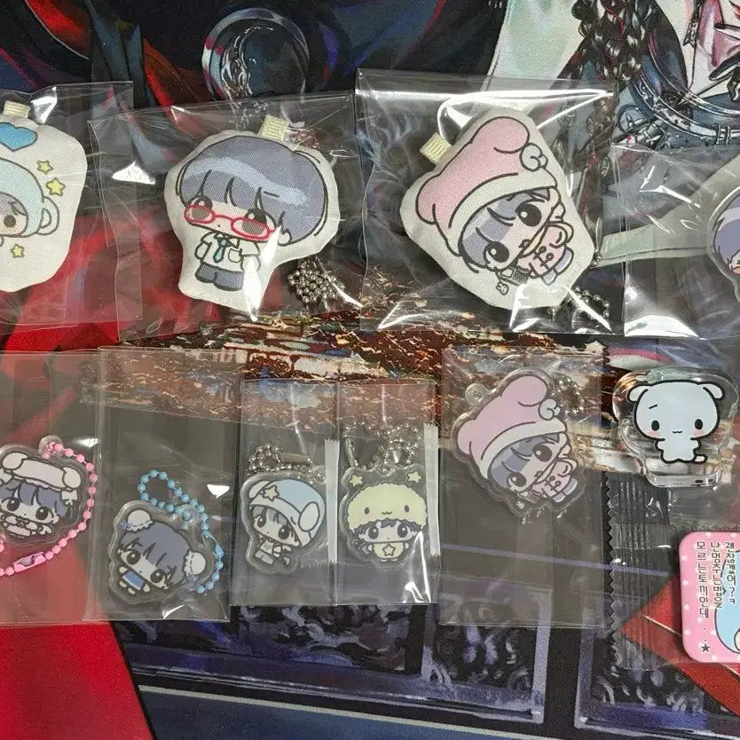 [BUNJANG] PLAVE Bamby Kuu Cushion Keyring, Ring, Clip, Korotto, Pin Button Bundle Set / 플레이브 구우님 비공굿 예준 쿠션키링 키링 집게 코롯토 핀버튼 일괄