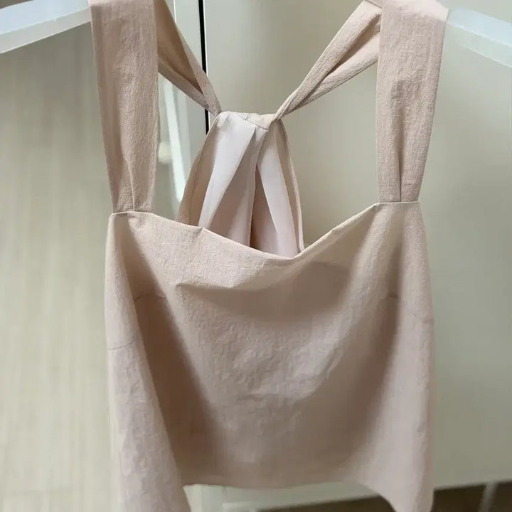 [BUNJANG] SIE Lorin Square Sleeveless Petal Pink S / 시에 sie 로린 스퀘어 슬리브리스 페탈핑크 S