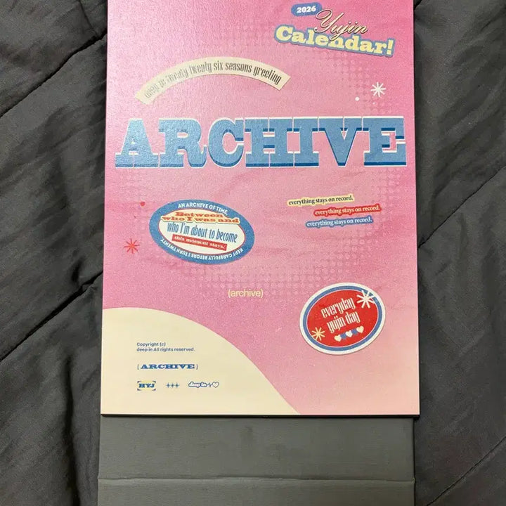 [BUNJANG] deep in Han Yu Jin 2026 Calendar / deep in 님 앤더블 한유진 2026 캘린더 양도