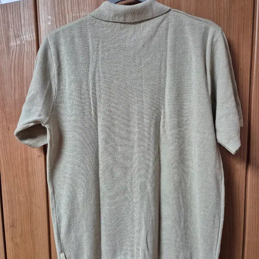 [BUNJANG] Custom Clove Short Sleeve Polo Knit Oatmeal L / 커스텀어클락 반팔 카라니트 오트밀 L