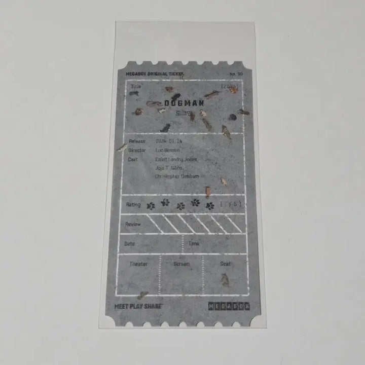 [BUNJANG] Dogman Original Ticket / 도그맨 오리지널티켓