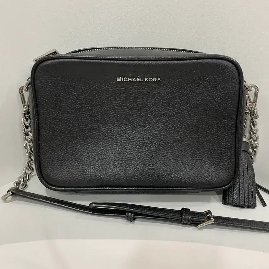 [BUNJANG] Michael Kors Jet Set Black Camera Bag / 마이클코어스 젯셋 블랙 카메라백 가방