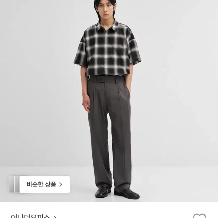 [SOLD OUT] 24ss 산티아고슬랙스 스탠다드 헤더그레이 1사이즈