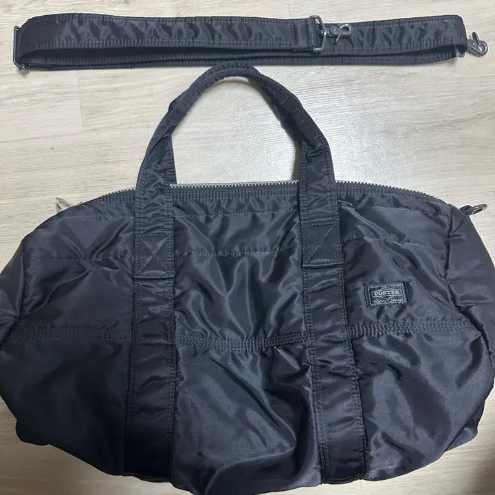 [BUNJANG] Porter Tanker 2-Way Boston Bag Black / PORTER 2WAY 요시다 포터 탱커 투웨이 더플백 보스턴백 블랙